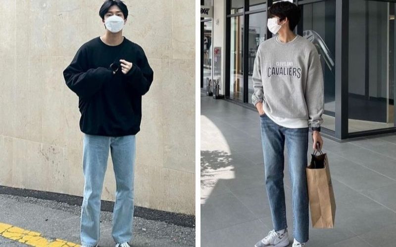 Bạn nên hạn chế tối đa việc phối sweater dày cộp với quần vải lụa mỏng
