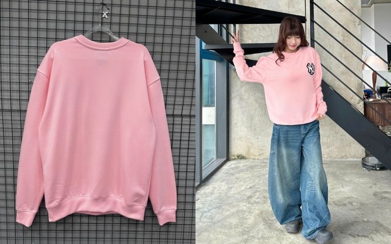 Không gì trẻ trung hơn sự kết hợp giữa hồng và xanh denim