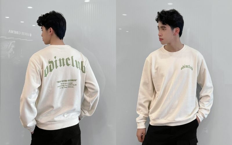 Chất liệu tốt giúp áo sweater oversized không bị chảy xệ
