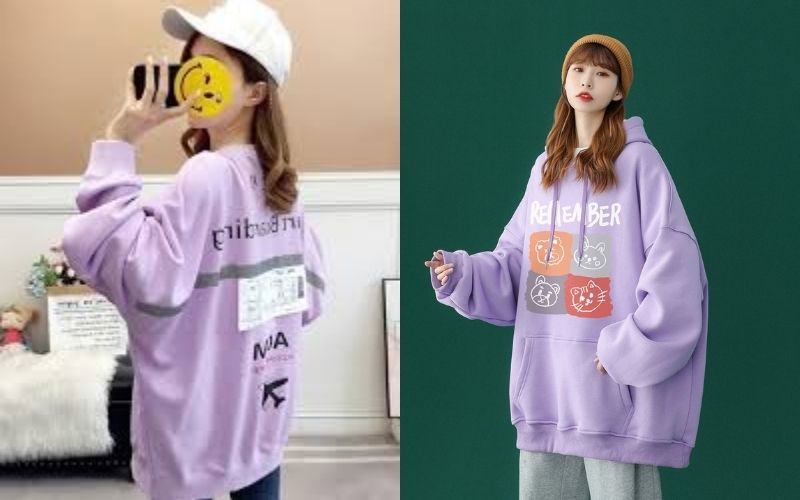 Bạn cần tuyệt đối tránh các mẫu áo sweater tím huế rực rỡ