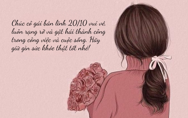 Câu chúc 20 10 cho bạn bè ở xa