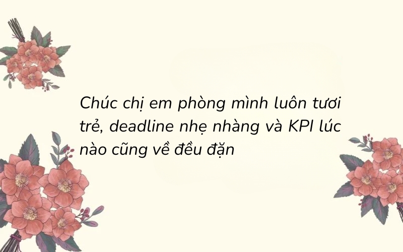 Lời chúc 20/10 dành cho đồng nghiệp thân thiết