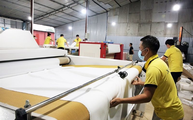 Sợi vải cần được xử lý công nghệ cao để tạo cảm giác mát lạnh