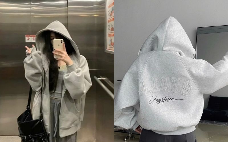 Xưởng may áo khoác nỉ tận tâm sẽ cam kết sử dụng dây kéo chất lượng