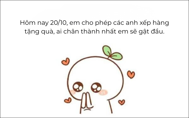 Cap chúc 20 10 hài hước thả thính crush