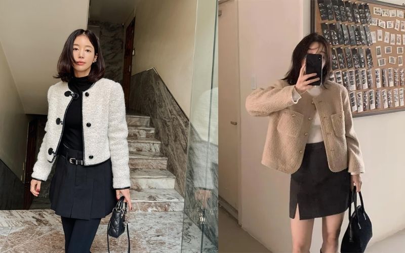 Đây là sự lựa chọn an toàn và phổ biến nhất khi mua áo khoác nữ