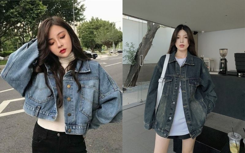 Thiết kế này ngắn ngang thắt lưng với form vuông vức đặc trưng