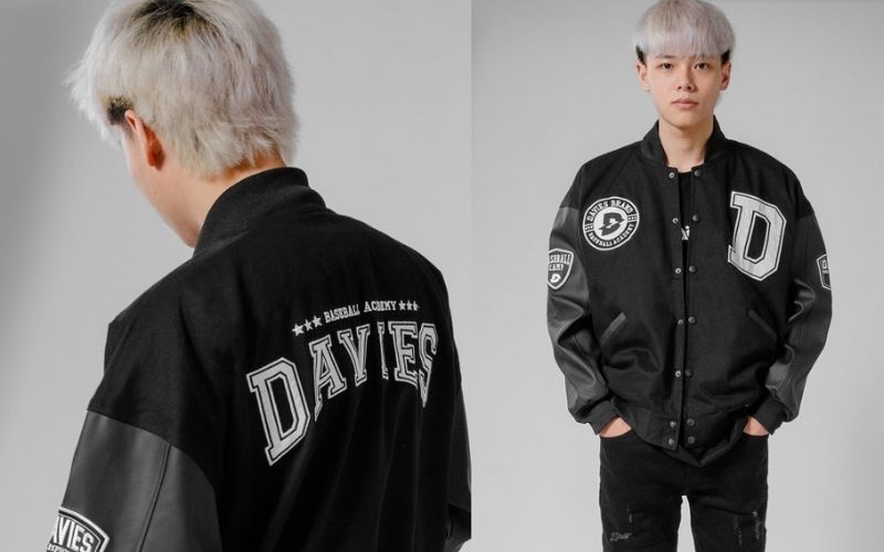Bạn hãy cân nhắc áo khoác bóng chày (Varsity) phối tay da