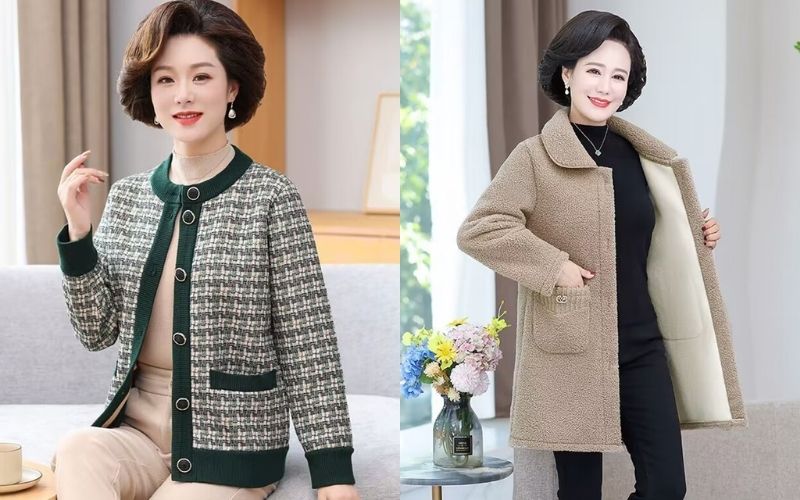 Thiết kế này vừa tạo sự kín đáo, lịch sự, vừa giúp giữ ấm tốt
