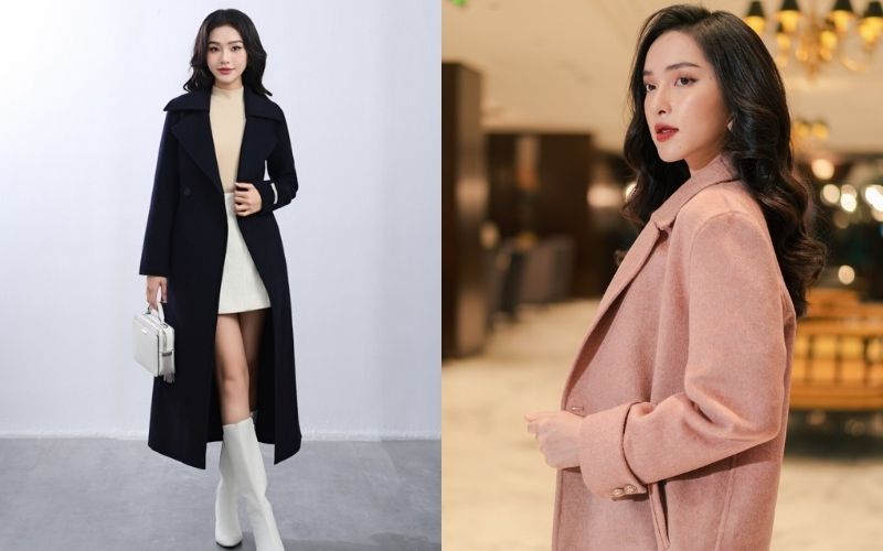 Bạn nên mua áo khoác dài có kèm đai thắt eo
