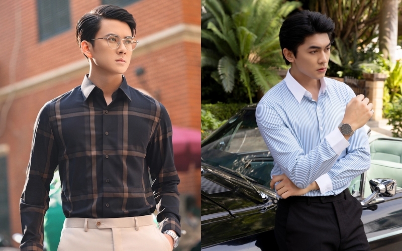 Áo sơ mi phom slim fit sẽ phù hợp với những doanh nhân trẻ muốn tôn vóc dáng