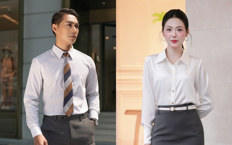 Áo sơ mi cao cấp là item không thể thiếu trong tủ đồ của doanh nhân