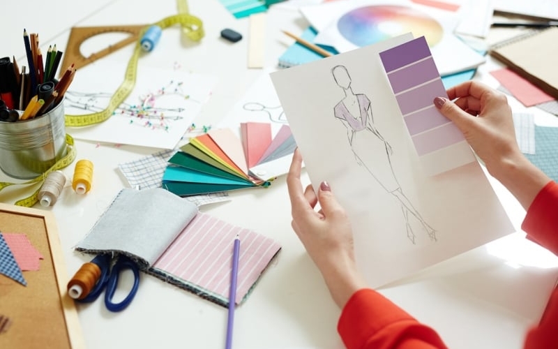 Những dụng cụ cần thiết dùng để vẽ váy công sở