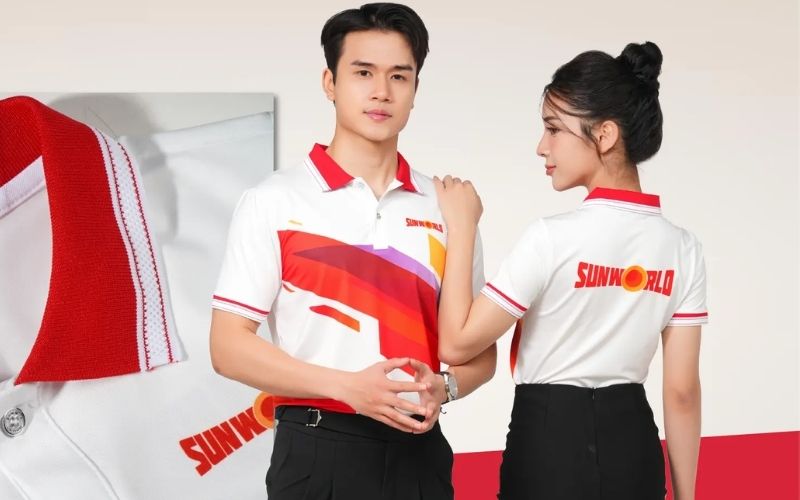 Vị trí logo sau lưng phù hợp với các sự kiện