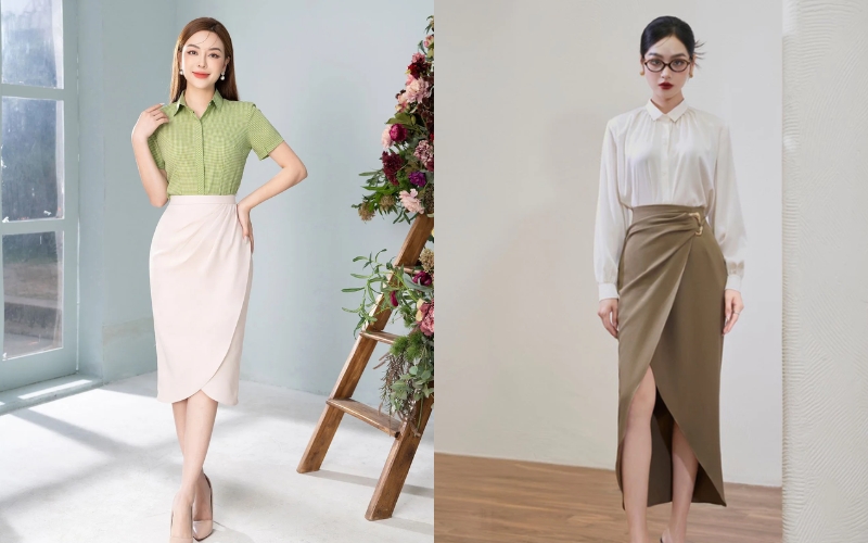 Chân váy tulip là mẫu chân váy công sở đẹp nhất dành cho các quý cô sành điệu