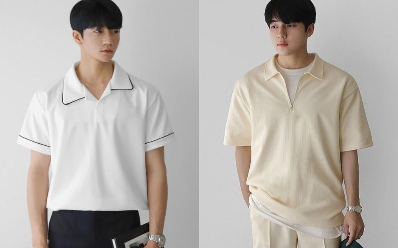 Công thức phối đồ với áo polo nam cùng quần Jeans ống đứng