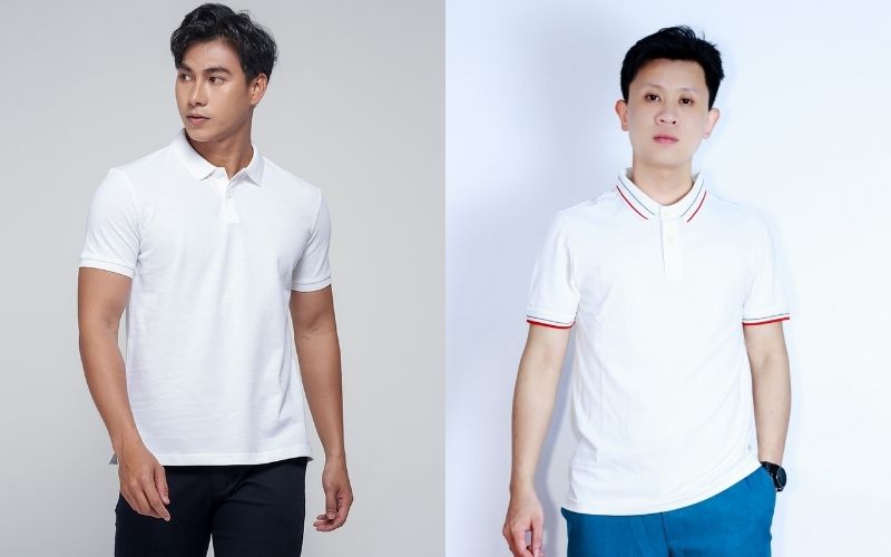 Áo polo cổ tròn dày dặn hơn, đứng form hơn và ít bị nhăn nhàu