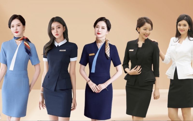 Một đồng phục khách sạn nhà hàng mang phong cách hiện đại