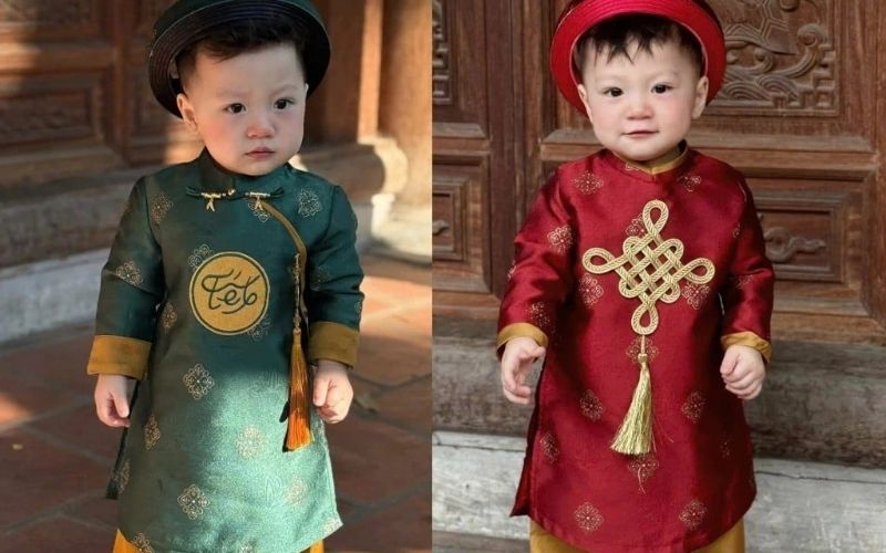 Gợi ý các mẫu hình in Chibi và Slogan Tết vui nhộn cho bé