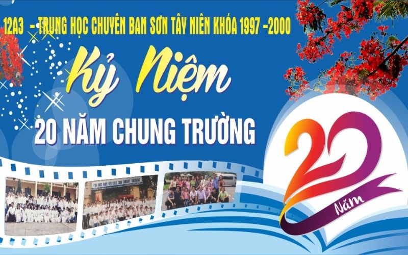 Mẫu phông kỷ niệm ngày ra trường vector phong cách hoài niệm