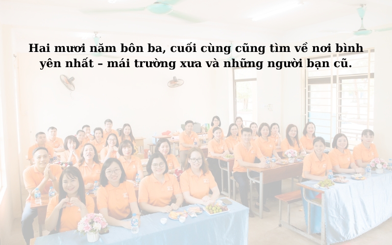 Stt kỷ niệm 20 năm ngày ra trường ý nghĩa sâu sắc