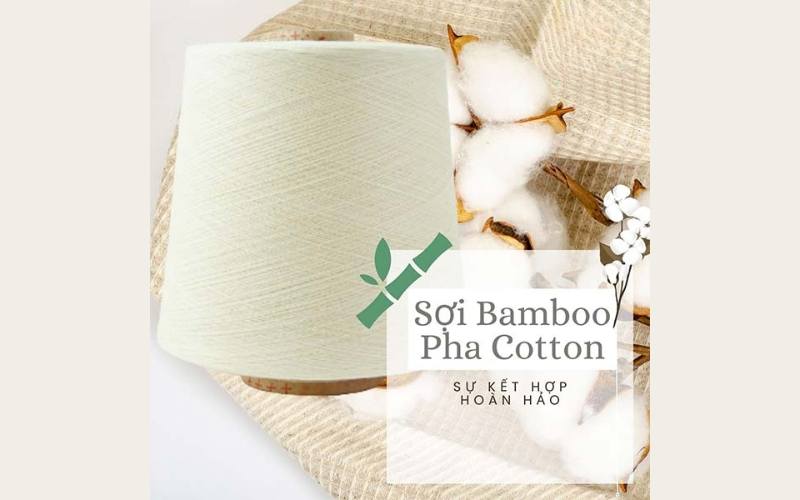 Vải cotton tre là loại vải tổng hợp từ sợi bông tự nhiên và sợi cellulose của cây tre