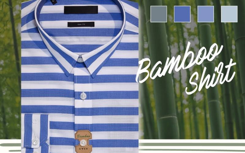 Áo sợi tre có bề mặt vải mềm mịn