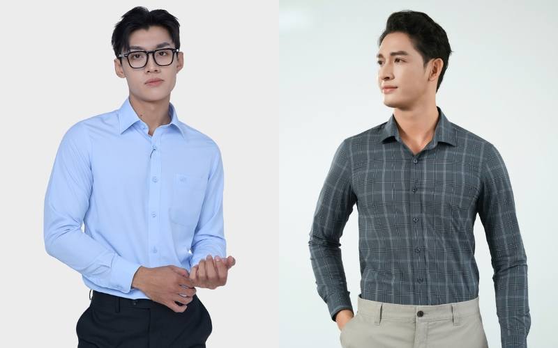 Áo sơ mi vải sợi tre có độ đứng form và khả năng chống nhăn hiệu quả