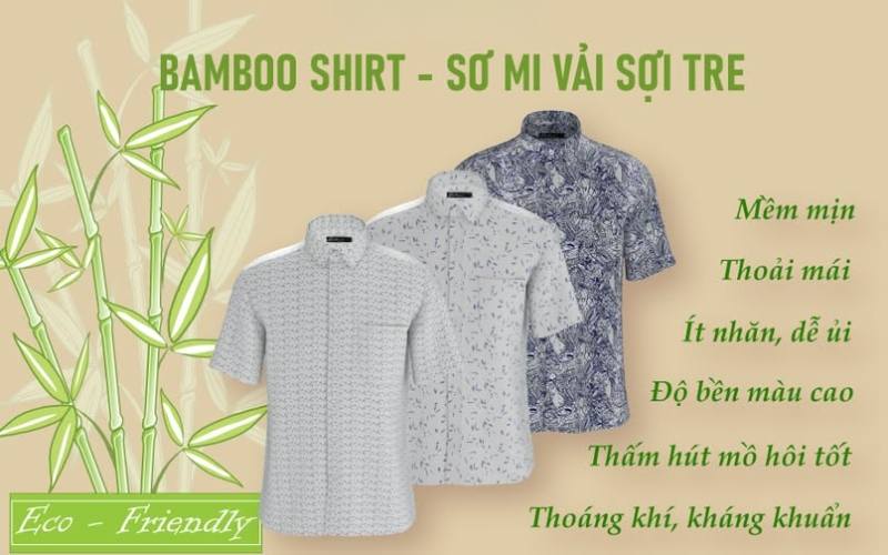 Áo sơ mi vải tre có nhiều điểm mạnh hơn so với sơ mi truyền thống
