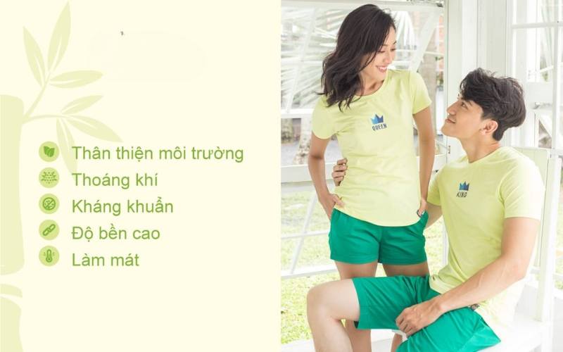 Áo thun sợi tre có độ mềm mại tự nhiên và thoáng mát