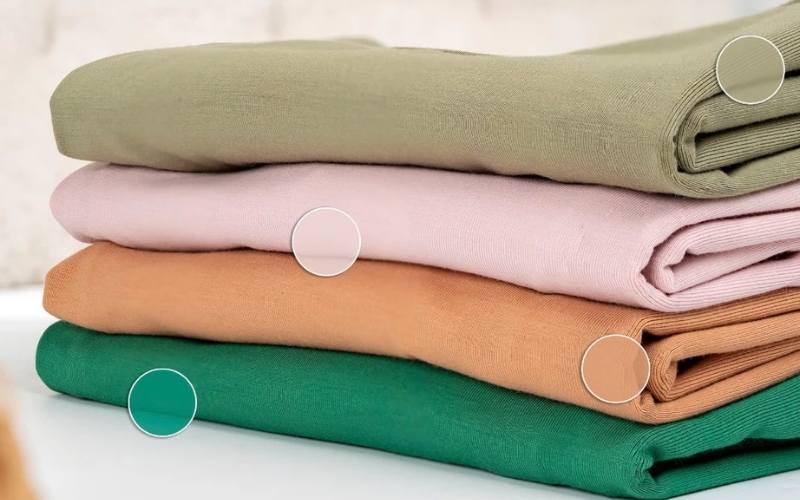 Vải sợi tre có độ mềm mại rất thích hợp dùng để may quần áo cho bé