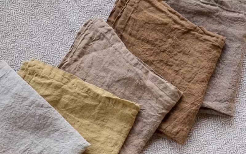 Bề mặt linen vải sẽ có những nếp nhăn tự nhiên đặc trưng