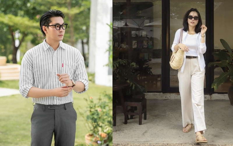 Trang phục từ chất vải linen Pháp có vẻ đẹp sang trọng tự nhiên