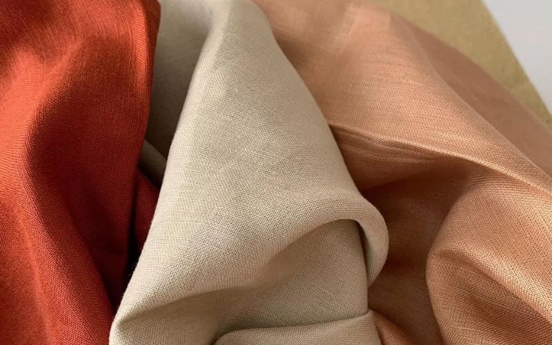 Màu vải linen qua ảnh có thể bị thay đổi sắc độ màu sắc