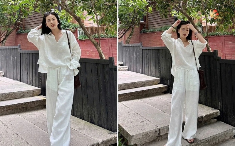Thời trang vải linen mang vẻ đẹp mộc mạc và tối giản