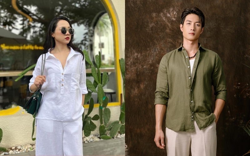 Áo sơ mi vải linen