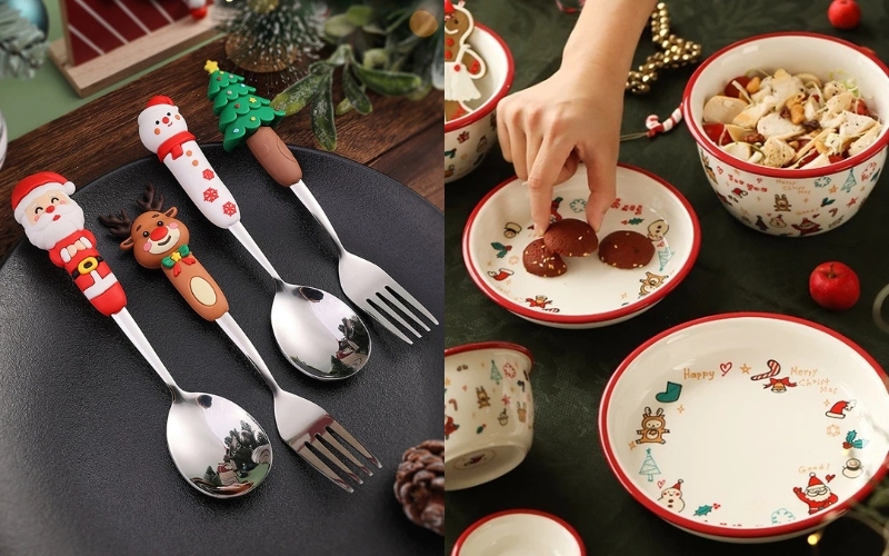 Giáng sinh nên tặng quà gì cho người yêu bếp? Dụng cụ nhà bếp hình noel là gợi ý tuyệt vời