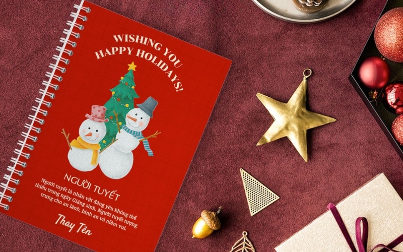 Tặng quà gì Giáng sinh cho người hướng nội? Câu trả lời là sổ tay