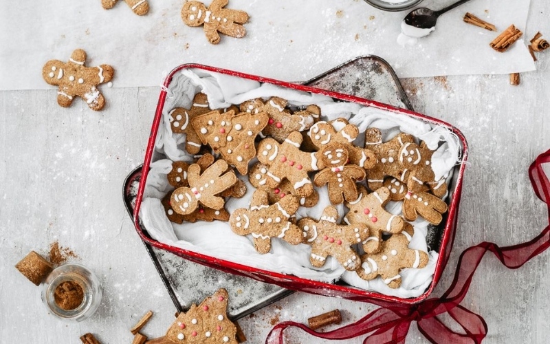 Bánh quy gừng là loại bánh quy truyền thống của dịp Noel