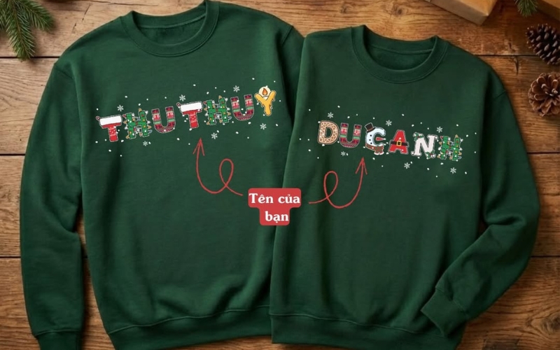 Tặng quà Giáng sinh gì cho người yêu? Sweater đôi là một gợi ý tuyệt vời